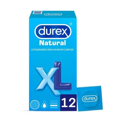 Preservativos Durex Natural Xl - 12 Unidades - PR2010323976