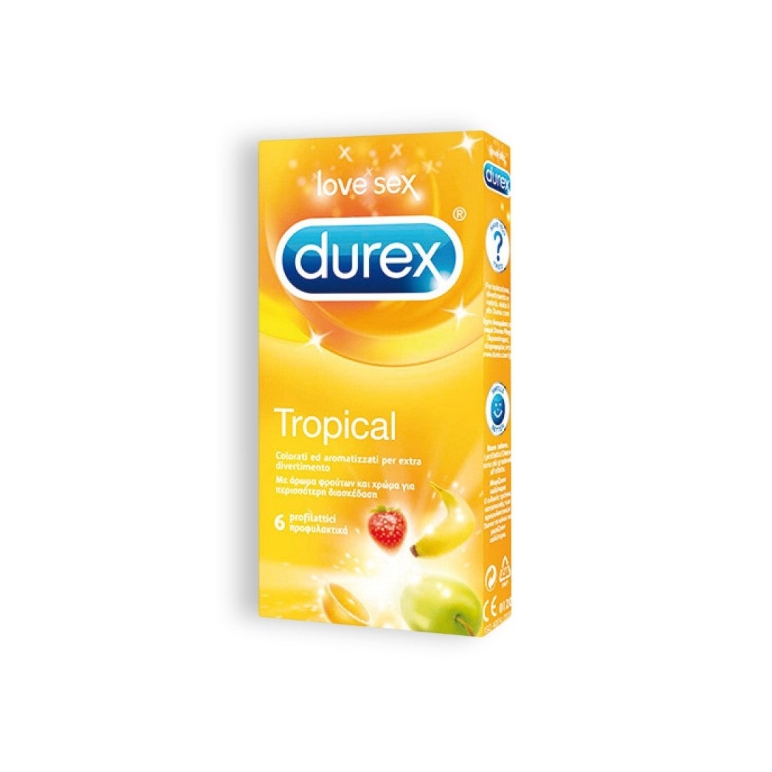 Preservativos Durex Tropical - 6 Unidades - PR2010333979